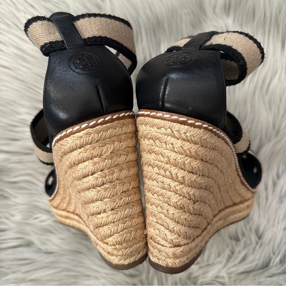 TORY BURCH Wedge Espadrilles Size 9 - Picture 4 of 7